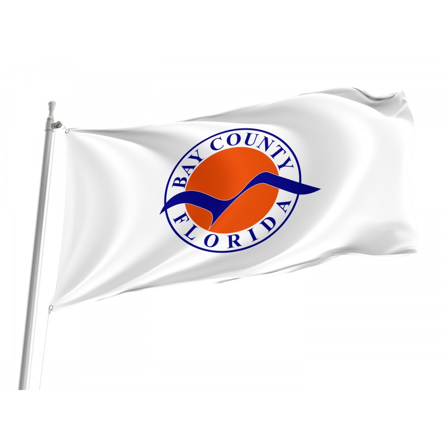 Flag of Bay County, Florida, Patriotic Flags, Unique Design Print, Flags for Indoor & Outdoor Use