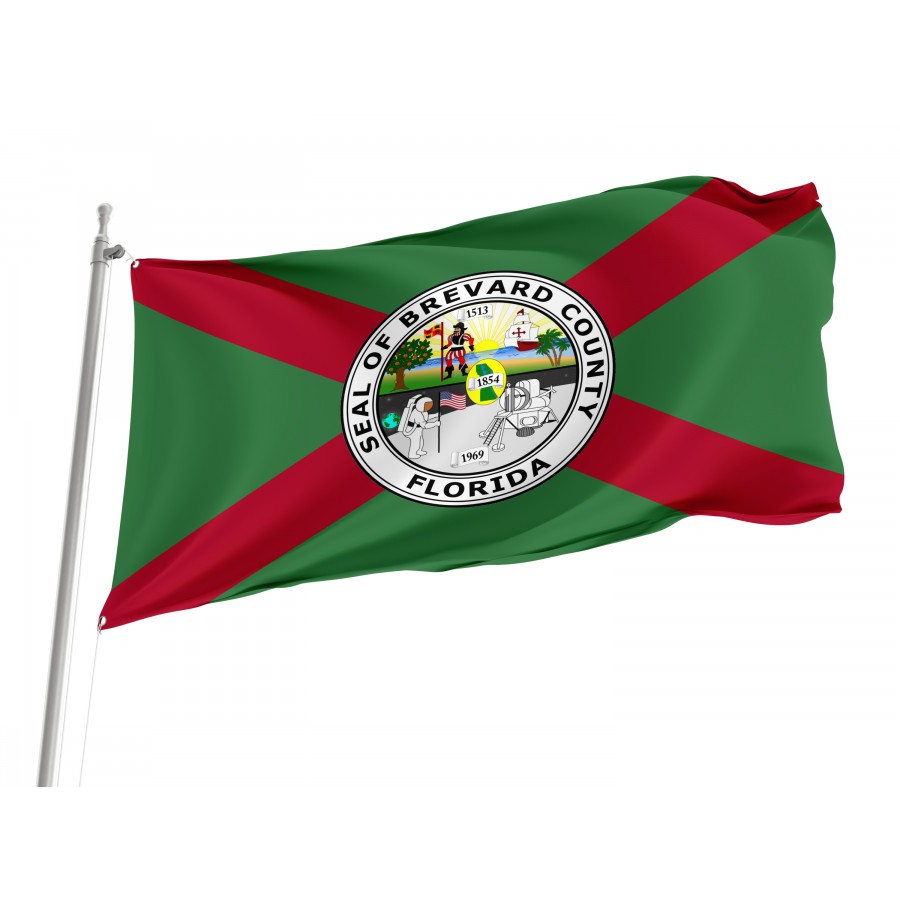 Flag of Brevard County, Patriotic Flags, Unique Design Print, Flags for Indoor & Outdoor Use