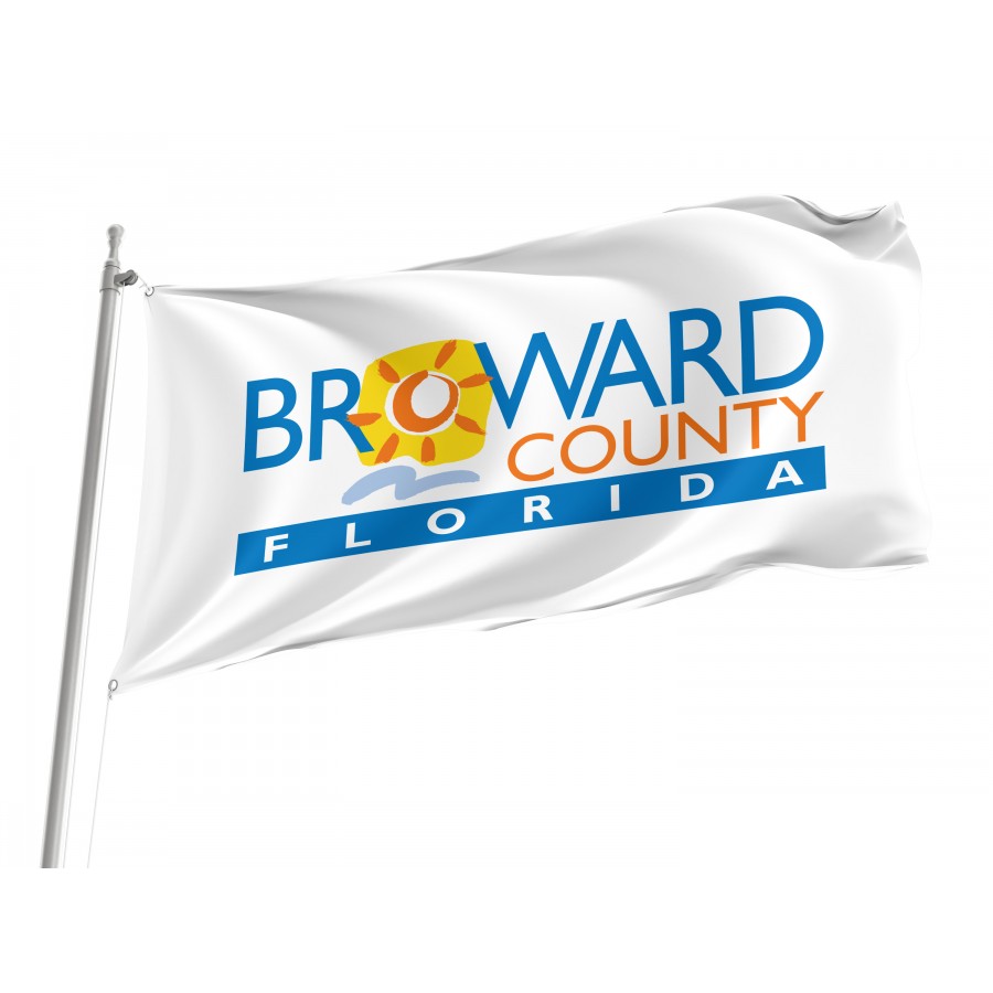 Flag of Broward County, Florida, Patriotic Flags, Unique Design Print, Flags for Indoor & Outdoor Use