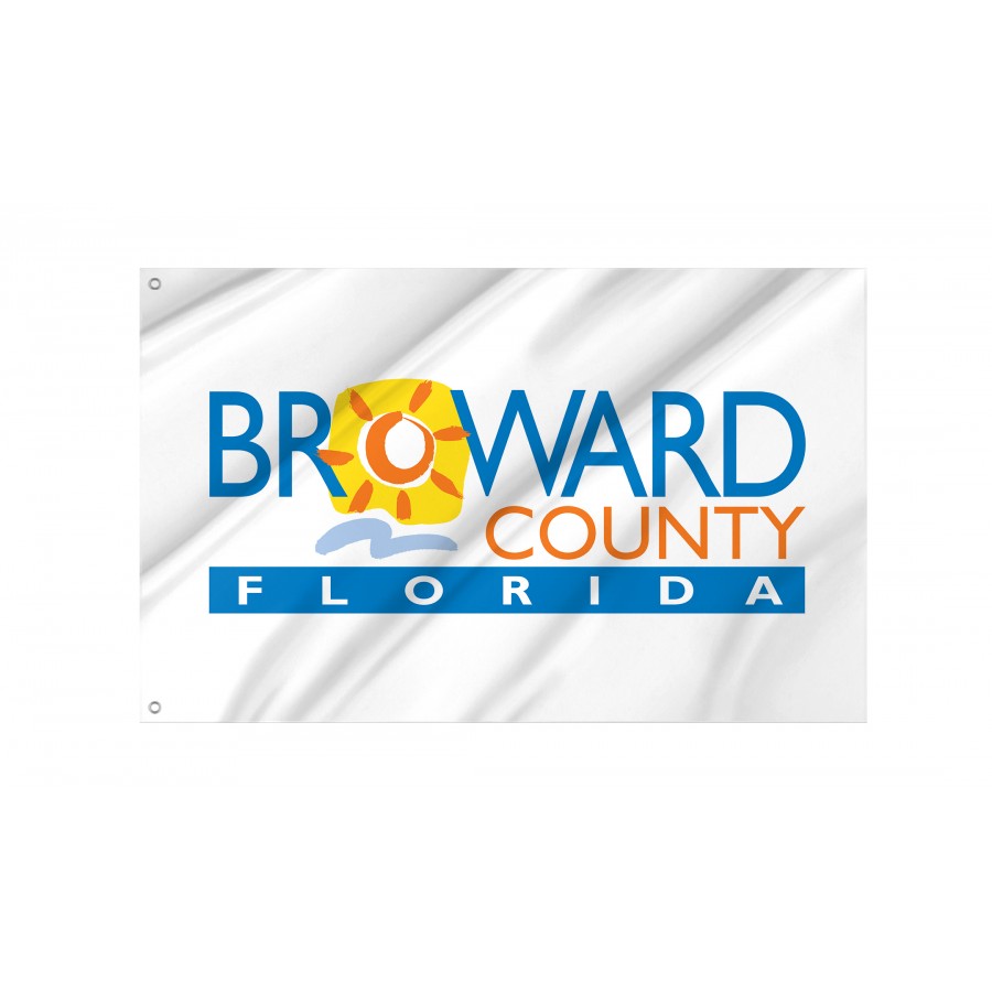 Flag of Broward County, Florida, Patriotic Flags, Unique Design Print, Flags for Indoor & Outdoor Use