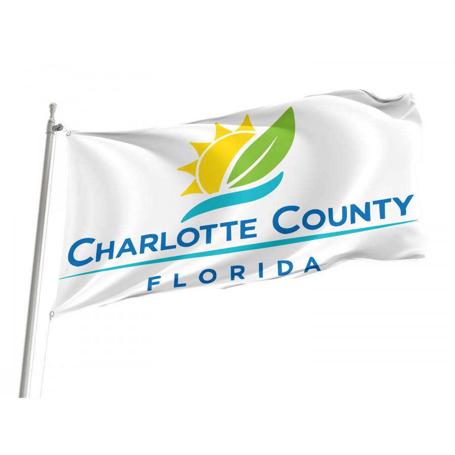 Flag of Charlotte County, Patriotic Flags, Unique Design Print, Flags for Indoor & Outdoor Use