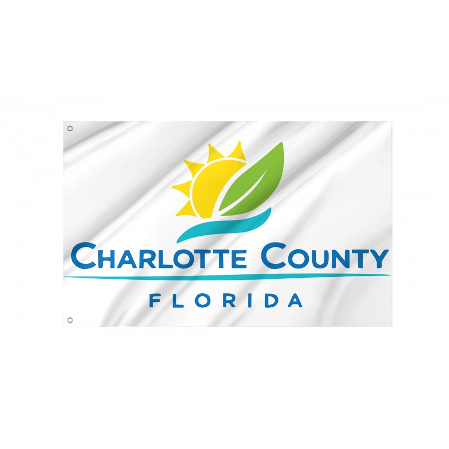 Flag of Charlotte County, Patriotic Flags, Unique Design Print, Flags for Indoor & Outdoor Use