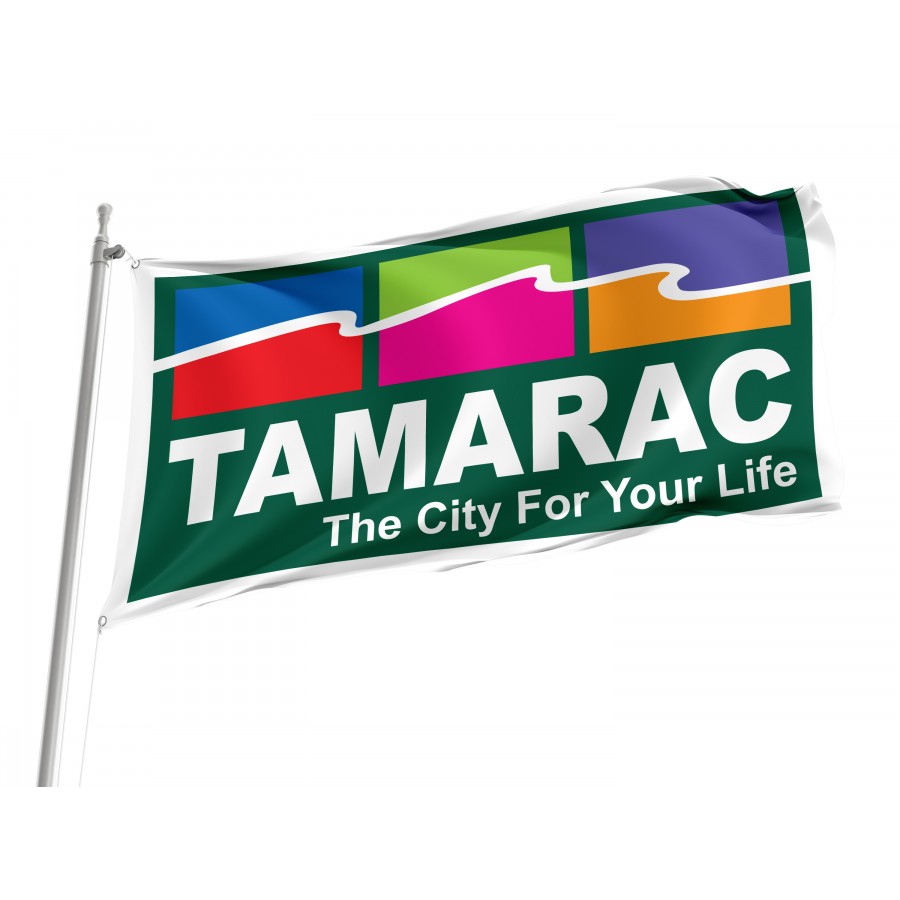Flag of Tamarac, Florida, Patriotic Flags, Unique Design Print, Flags for Indoor & Outdoor Use