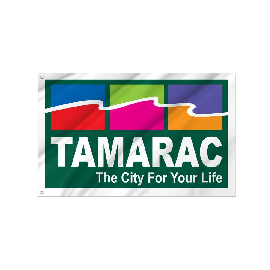 Flag of Tamarac, Florida, Patriotic Flags, Unique Design Print, Flags for Indoor & Outdoor Use
