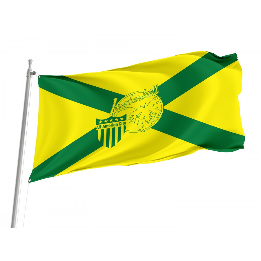Flag of Lauderhill, Florida, Patriotic Flags, Unique Design Print, Flags for Indoor & Outdoor Use