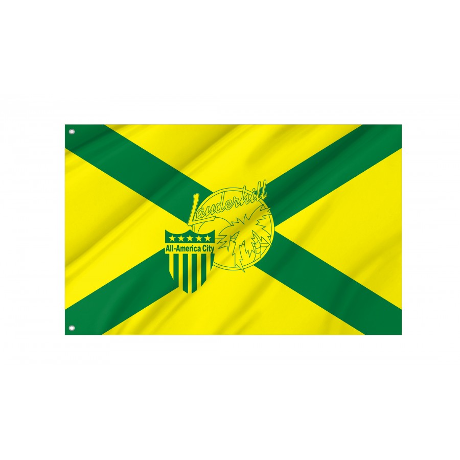 Flag of Lauderhill, Florida, Patriotic Flags, Unique Design Print, Flags for Indoor & Outdoor Use