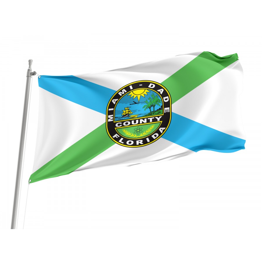 Flag of Miami-Dade County, Florida, Patriotic Flags, Unique Design Print, Flags for Indoor & Outdoor Use