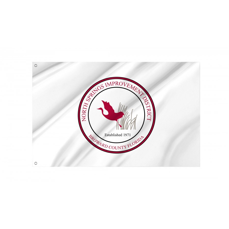 Flag of North Springs Improvement District, Florida, Patriotic Flags, Unique Design Print, Flags for Indoor & Outdoor Use