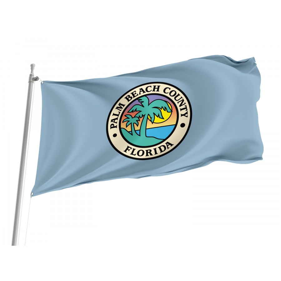 Flag of Palm Beach County, Florida, Patriotic Flags, Unique Design Print, Flags for Indoor & Outdoor Use