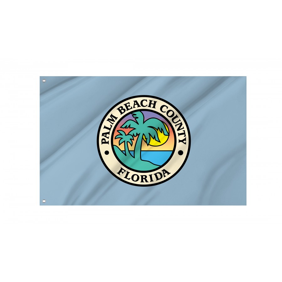 Flag of Palm Beach County, Florida, Patriotic Flags, Unique Design Print, Flags for Indoor & Outdoor Use