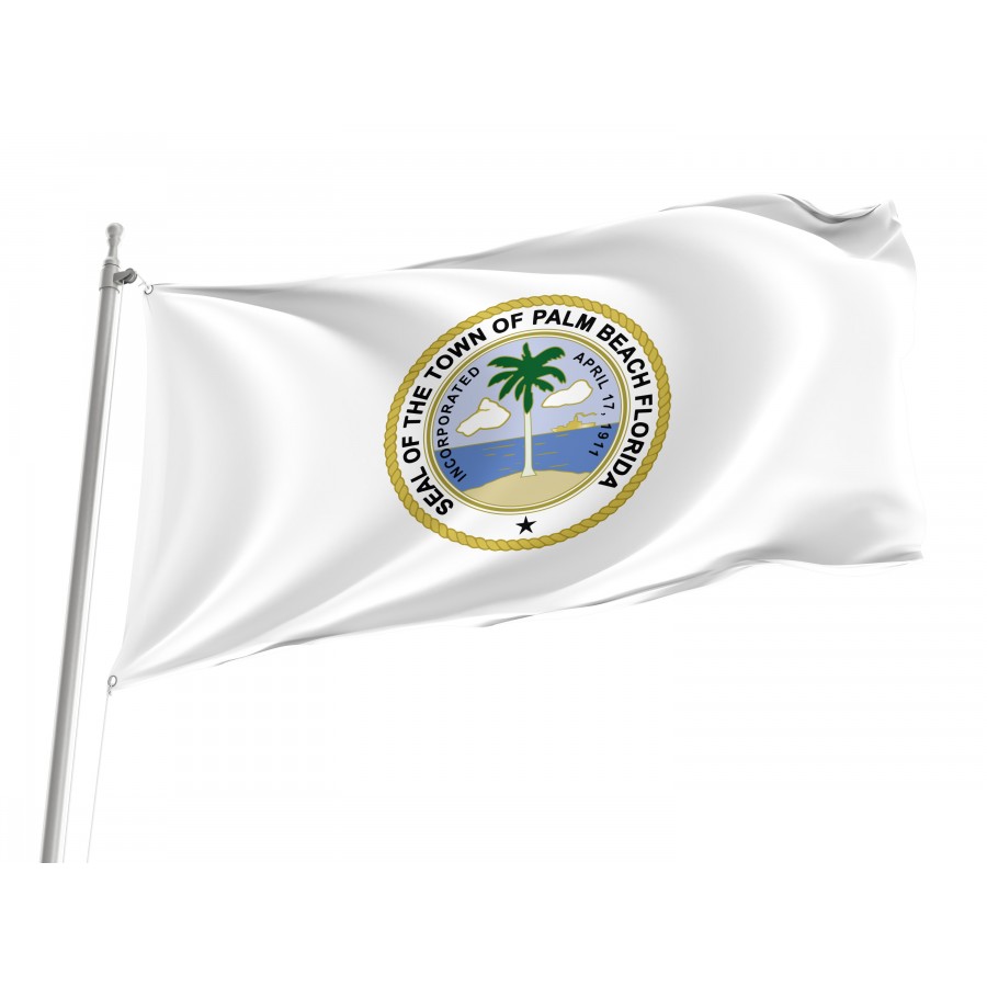 Flag of Palm Beach, Florida, Patriotic Flags, Unique Design Print, Flags for Indoor & Outdoor Use