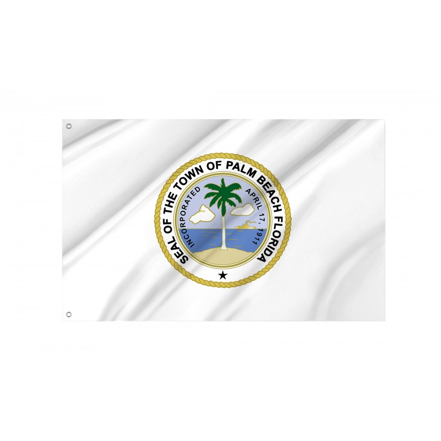 Flag of Palm Beach, Florida, Patriotic Flags, Unique Design Print, Flags for Indoor & Outdoor Use