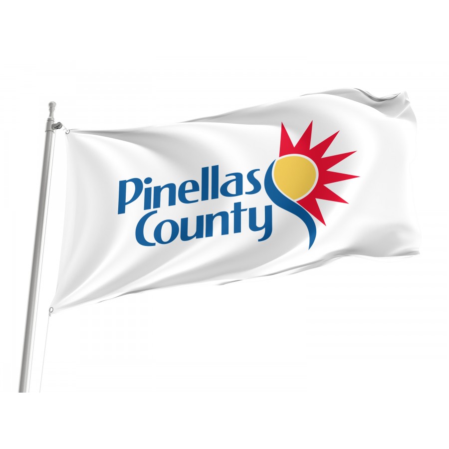 Flag of Pinellas County, Florida, Patriotic Flags, Unique Design Print, Flags for Indoor & Outdoor Use