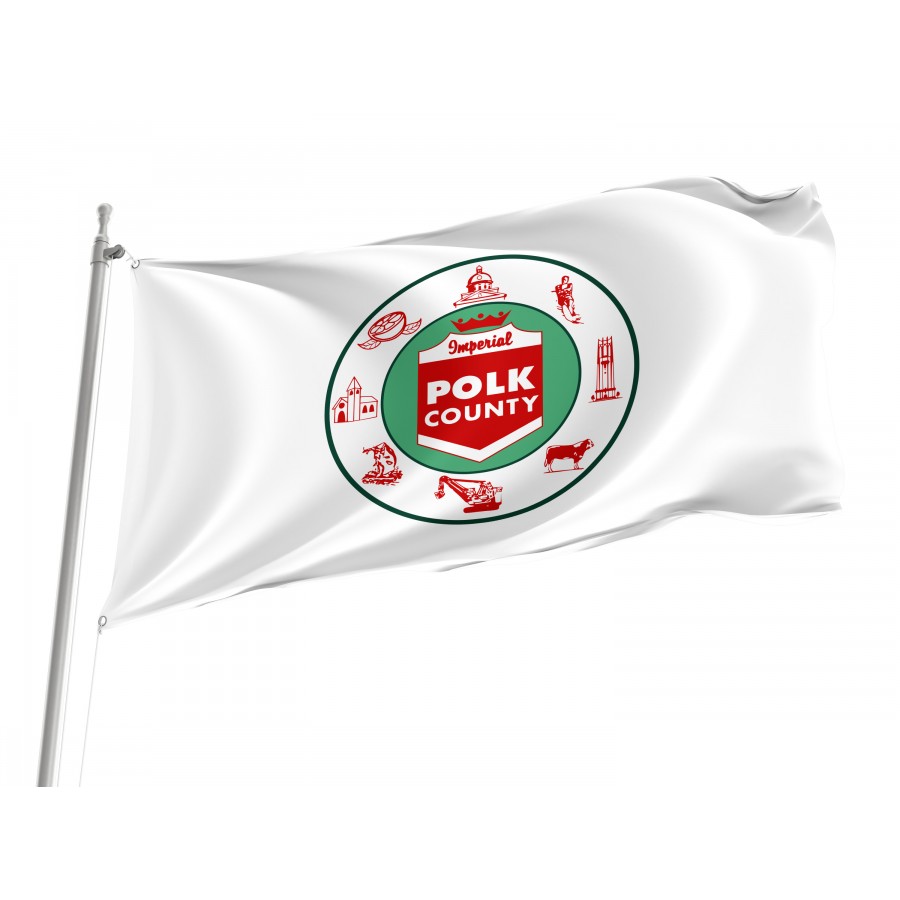 Flag of Polk County, Florida, Patriotic Flags, Unique Design Print, Flags for Indoor & Outdoor Use