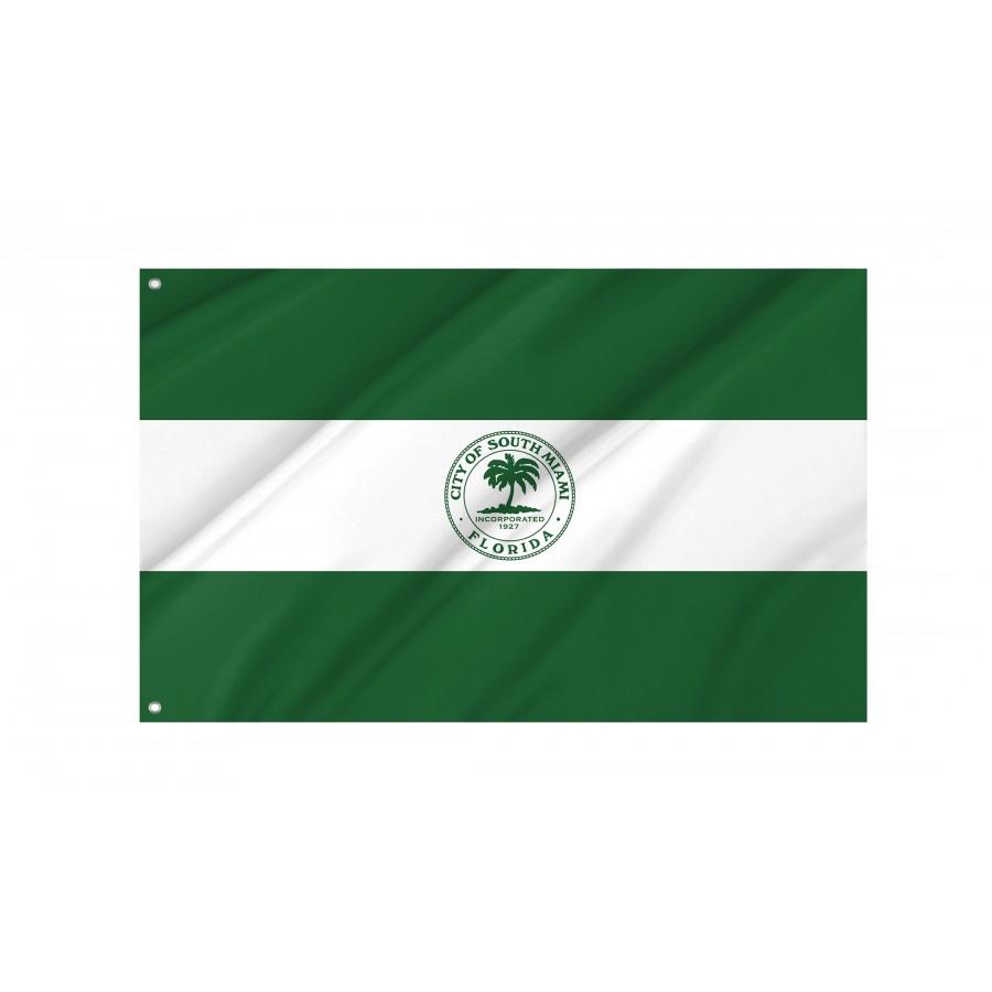 Flag of South Miami, Florida, Patriotic Flags, Unique Design Print, Flags for Indoor & Outdoor Use