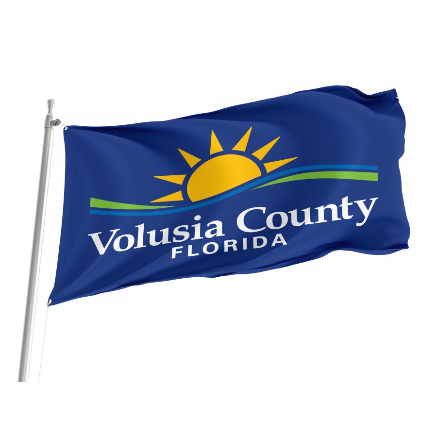 Flag of Volusia County, Florida, Patriotic Flags, Unique Design Print, Flags for Indoor & Outdoor Use