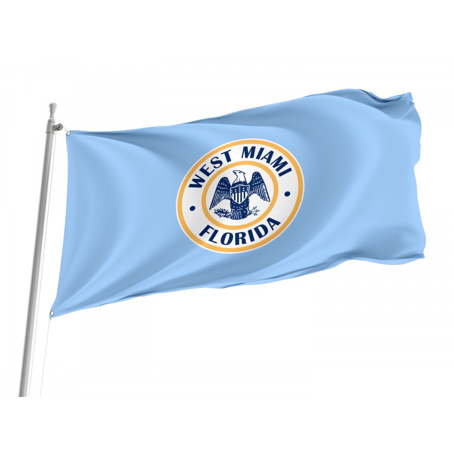 Flag of West Miami, Florida, Patriotic Flags, Unique Design Print, Flags for Indoor & Outdoor Use