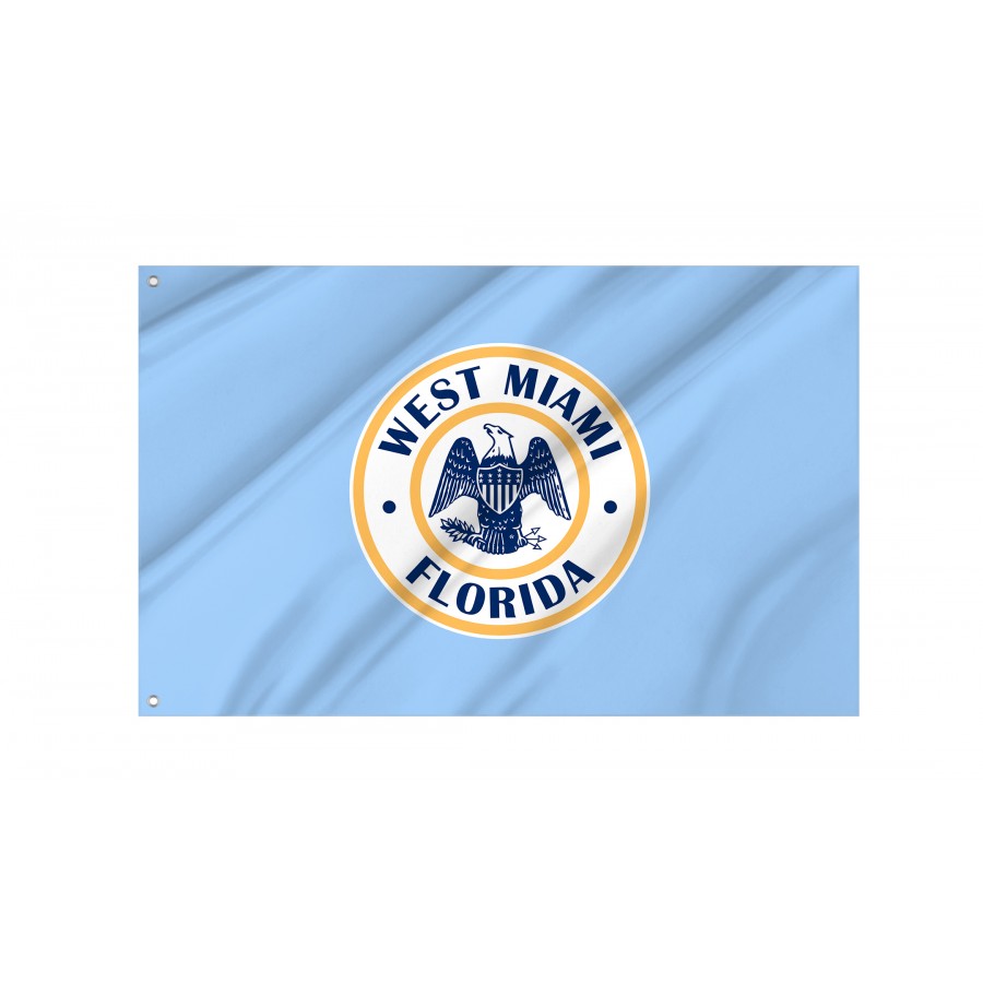 Flag of West Miami, Florida, Patriotic Flags, Unique Design Print, Flags for Indoor & Outdoor Use