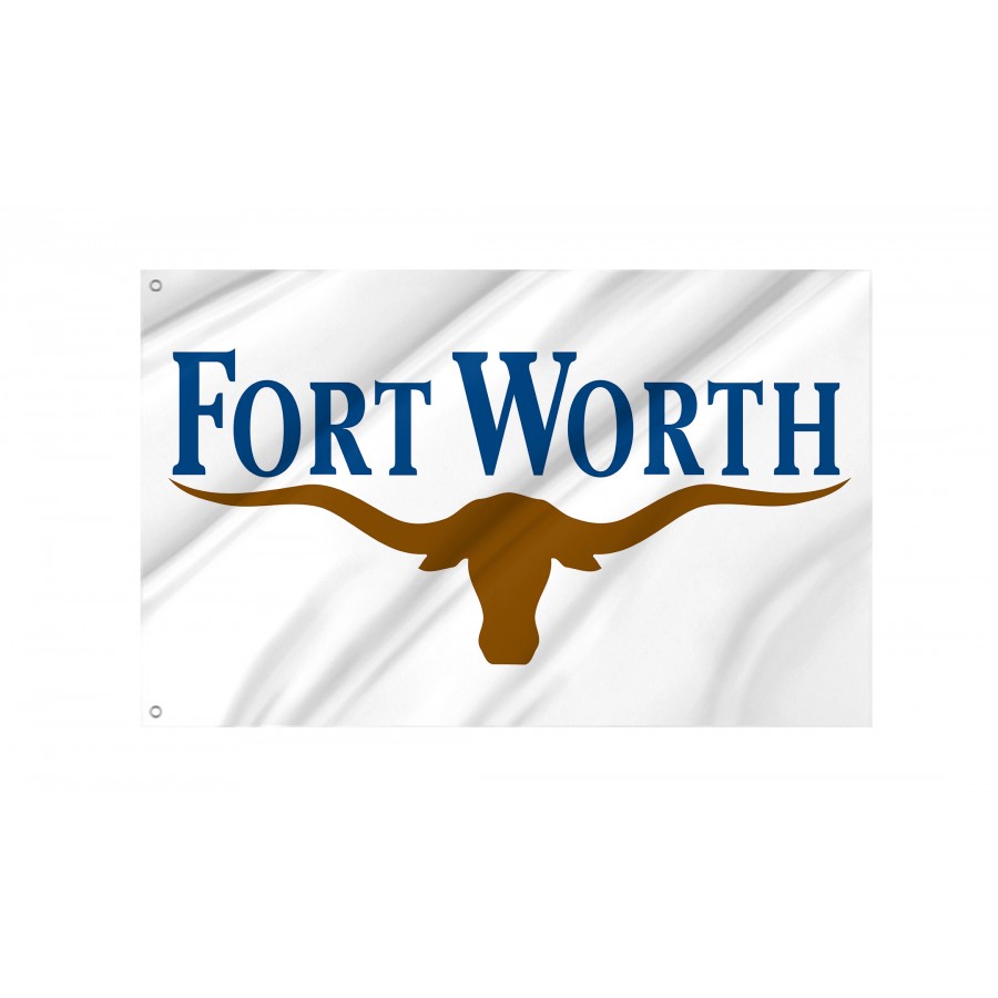 Fort Worth City Flag, Unique Design - High Quality United States for Indoor and Outdoor Use