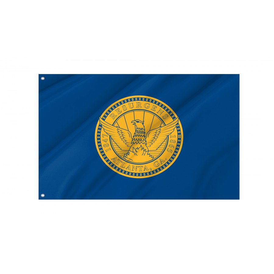 Flag of Atlanta, Georgia, Patriotic Flags, Unique Design Print, Flags for Indoor & Outdoor Use