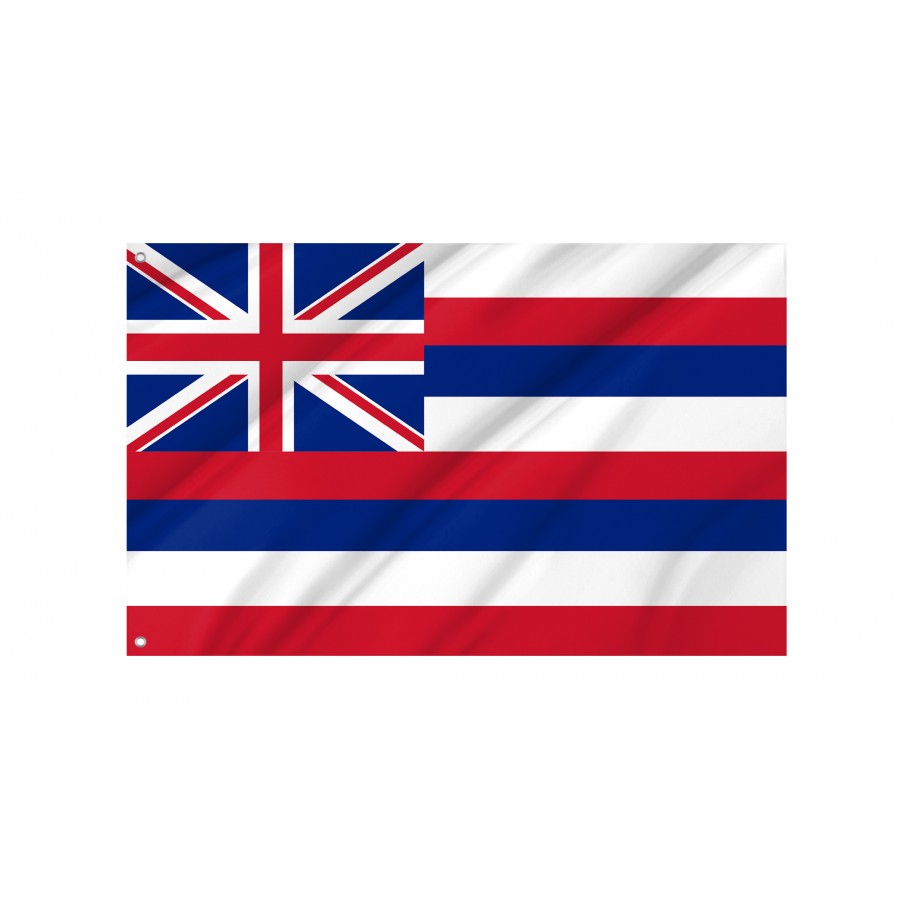 Flag of Hawaii State, Patriotic Flags, Unique Design Print, Flags for Indoor & Outdoor Use