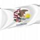 Illinois State Flag for Indoor & Outdoor Use - Imagine 1