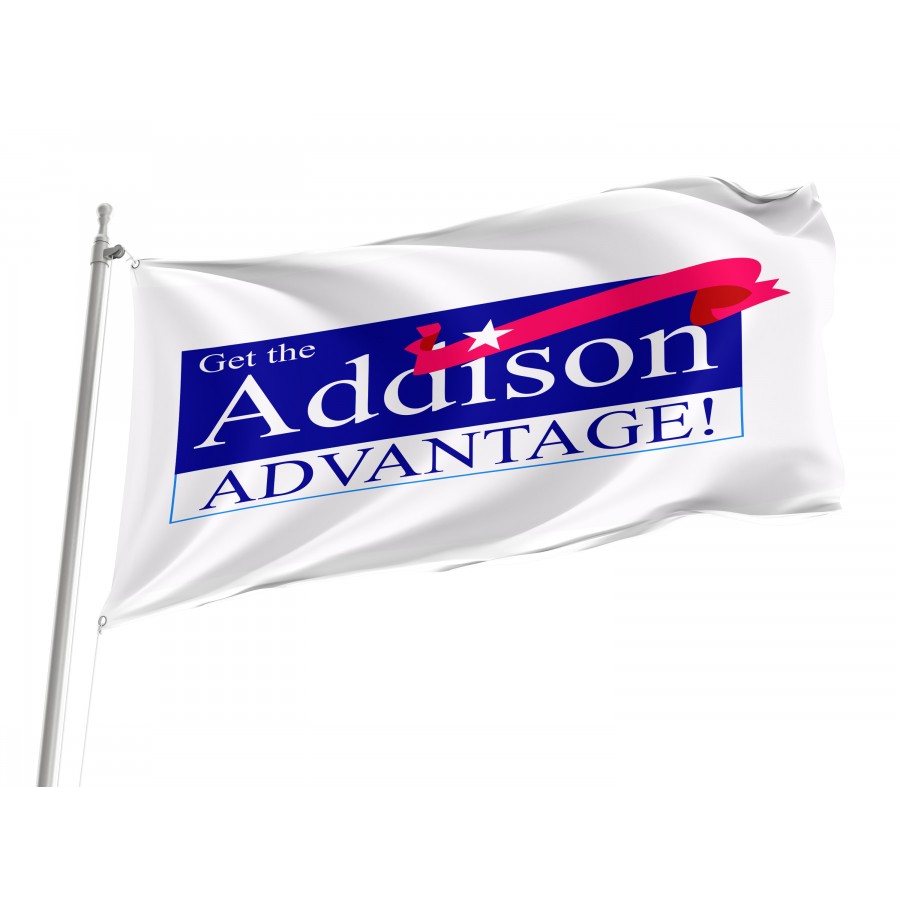 Flag of Addison, Illinois, Patriotic Flags, Unique Design Print, Flags for Indoor & Outdoor Use