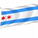 Chicago, Illinois 1917 Flag for Indoor & Outdoor Use - Imagine 1