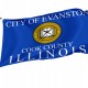 Evanston, Illinois Flag for Indoor & Outdoor Use - Imagine 1