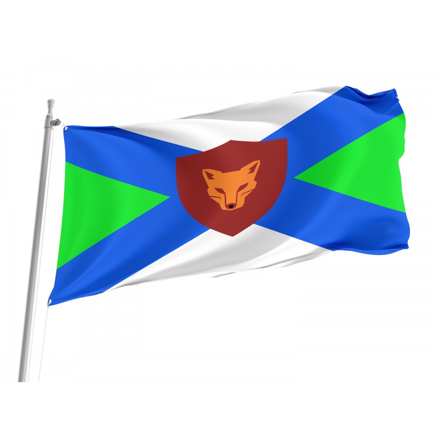Flag of Fox River Grove, Illinois, Patriotic Flags, Unique Design Print, Flags for Indoor & Outdoor Use