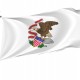Illinois 1915-1969 Flag for Indoor & Outdoor Use - Imagine 1
