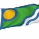 Flag of Peoria County, Illinois, Patriotic Flags, Unique Design Print, Flags for Indoor & Outdoor Use - Imagine 1