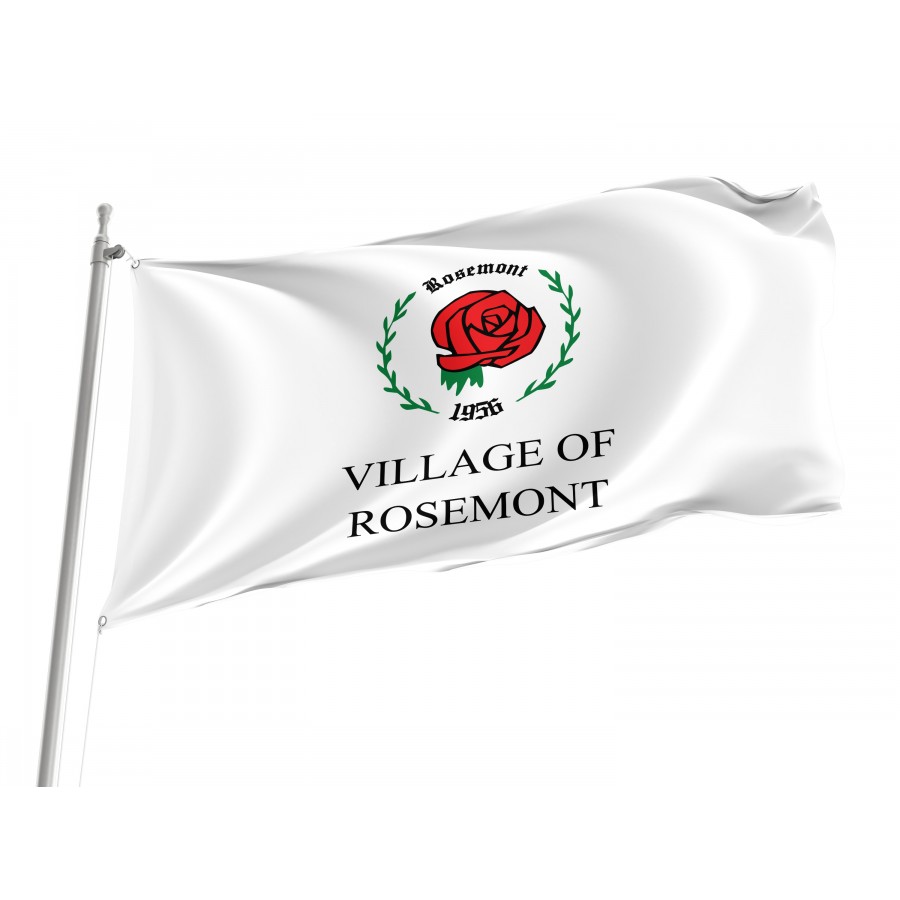 Flag of Rosemont, Illinois, Patriotic Flags, Unique Design Print, Flags for Indoor & Outdoor Use