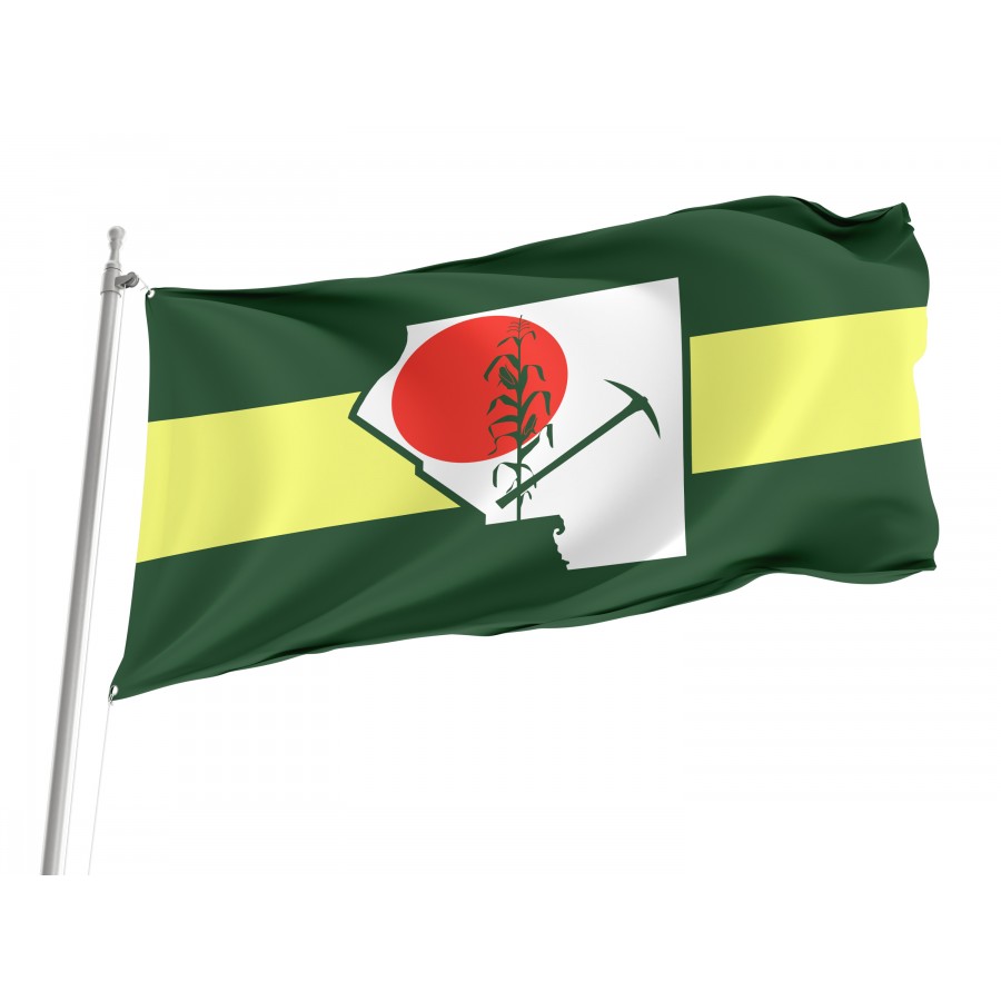 Flag of St. Clair County, Illinois, Patriotic Flags, Unique Design Print, Flags for Indoor & Outdoor Use