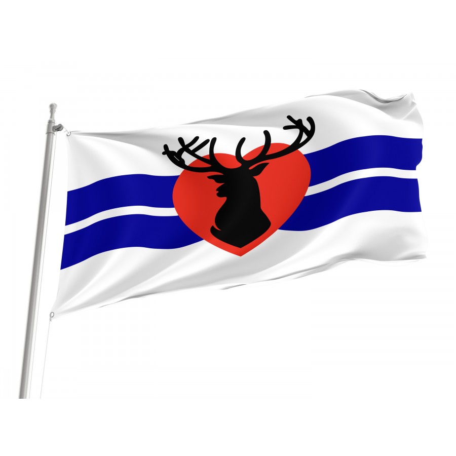 Flag of Elkhart, Indiana, Patriotic Flags, Unique Design Print, Flags for Indoor & Outdoor Use