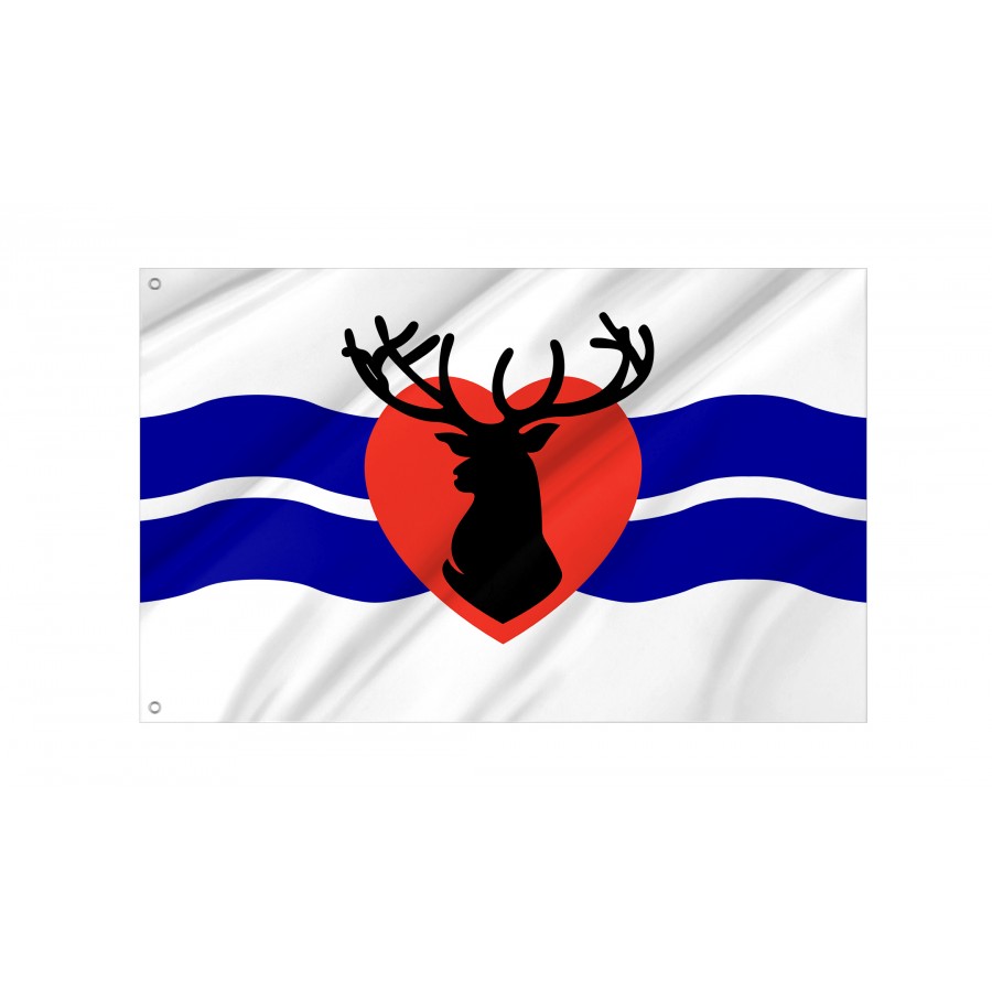 Flag of Elkhart, Indiana, Patriotic Flags, Unique Design Print, Flags for Indoor & Outdoor Use