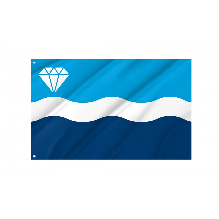 Flag of Frankfort, Indiana, Patriotic Flags, Unique Design Print, Flags for Indoor & Outdoor Use