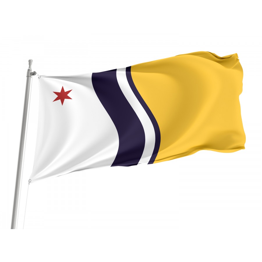 Flag of South Bend, St. Joseph County, Indiana, Patriotic Flags, Unique Design Print, Flags for Indoor & Outdoor Use