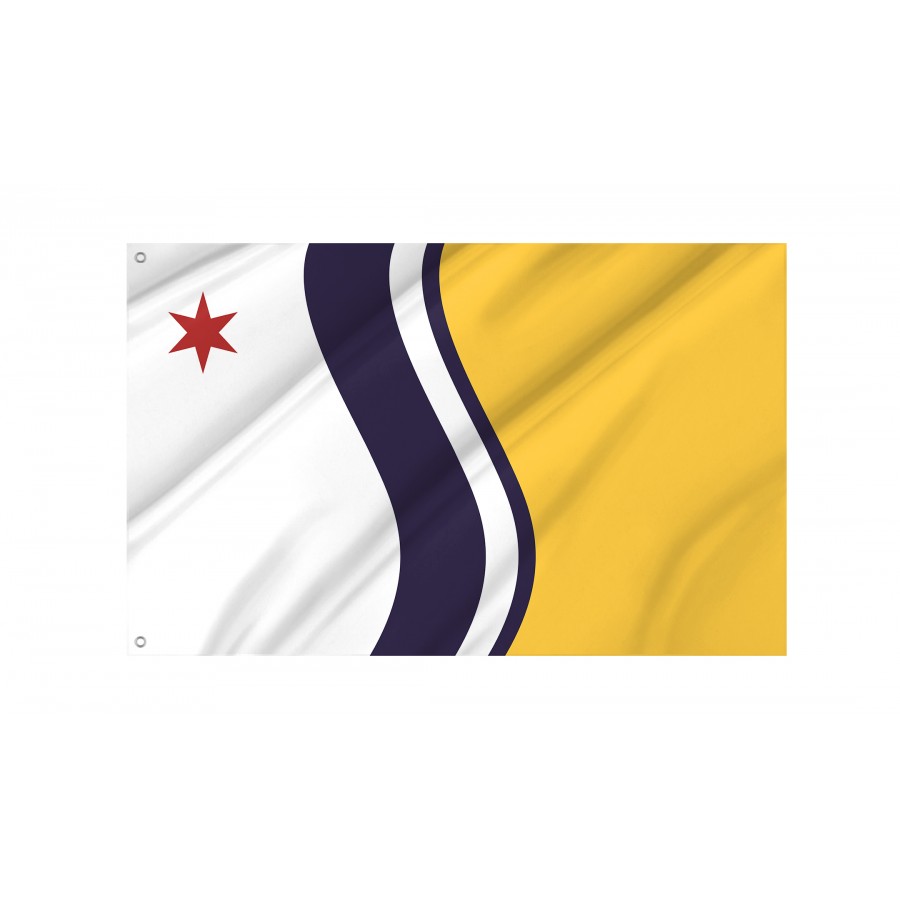 Flag of South Bend, St. Joseph County, Indiana, Patriotic Flags, Unique Design Print, Flags for Indoor & Outdoor Use