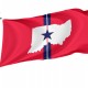 Flag of Union City, Indiana, Patriotic Flags, Unique Design Print, Flags for Indoor & Outdoor Use - Imagine 1
