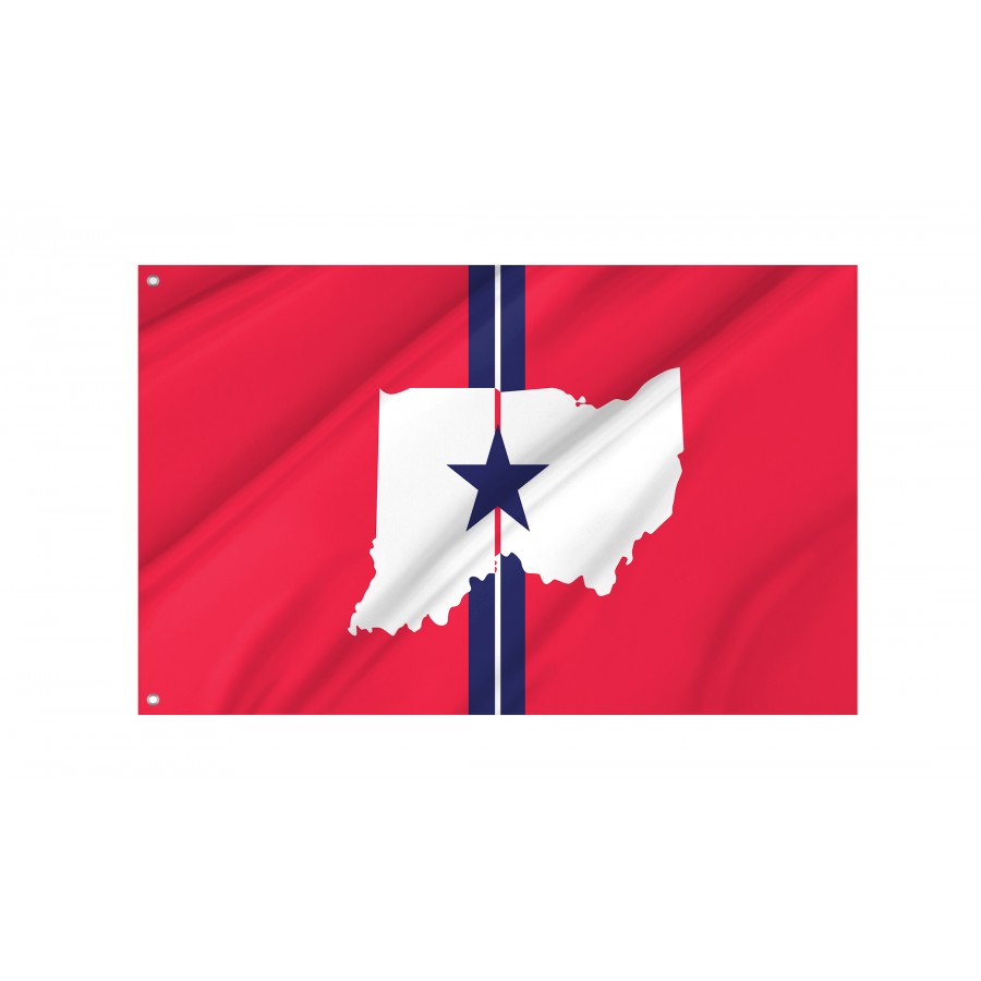 Flag of Union City, Indiana, Patriotic Flags, Unique Design Print, Flags for Indoor & Outdoor Use