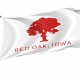 Flag of Red Oak,Iowa, Patriotic Flags, Unique Design Print, Flags for Indoor & Outdoor Use - Imagine 1