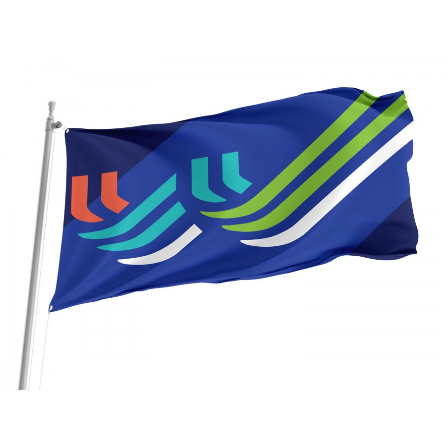 Flag of Waterloo, Iowa, Patriotic Flags, Unique Design Print, Flags for Indoor & Outdoor Use