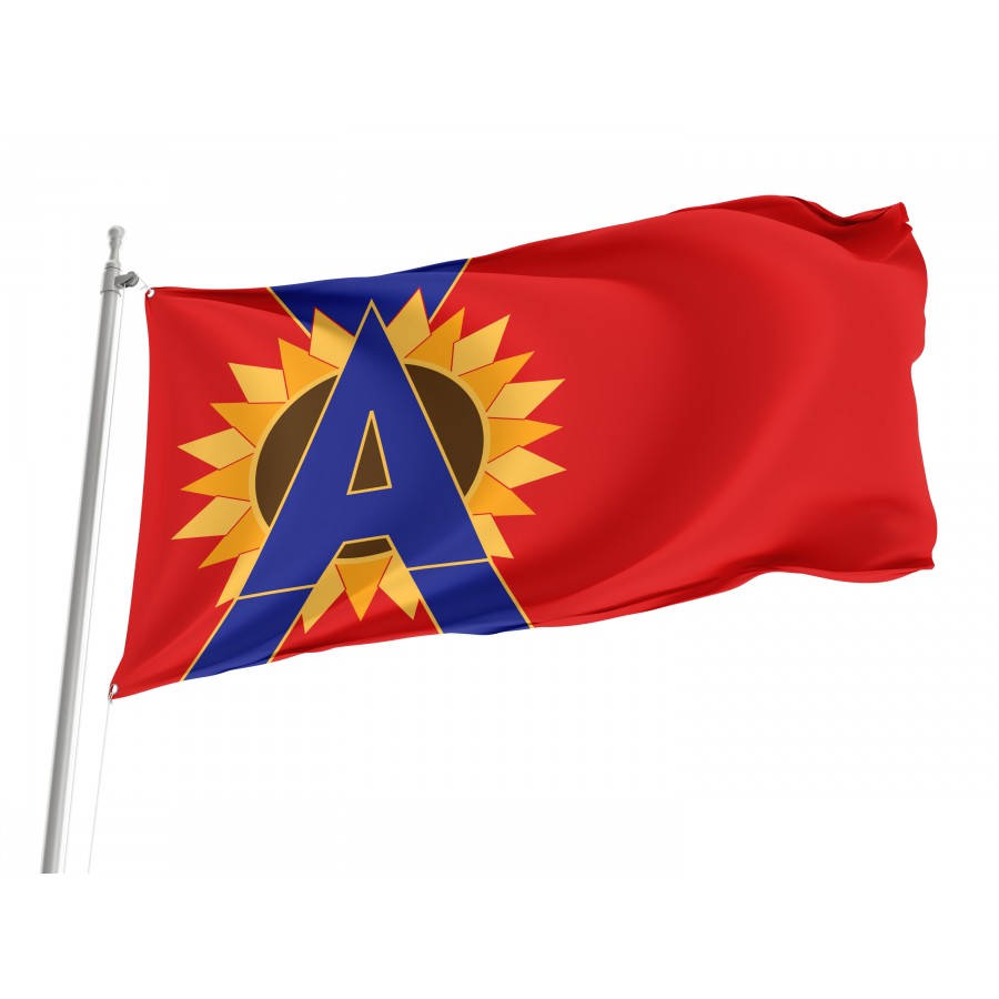 Flag of Augusta, Kansas, Patriotic Flags, Unique Design Print, Flags for Indoor & Outdoor Use