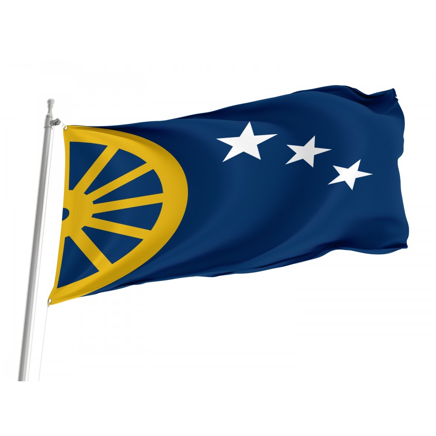 Flag of Cimarron, Kansas, Patriotic Flags, Unique Design Print, Flags for Indoor & Outdoor Use