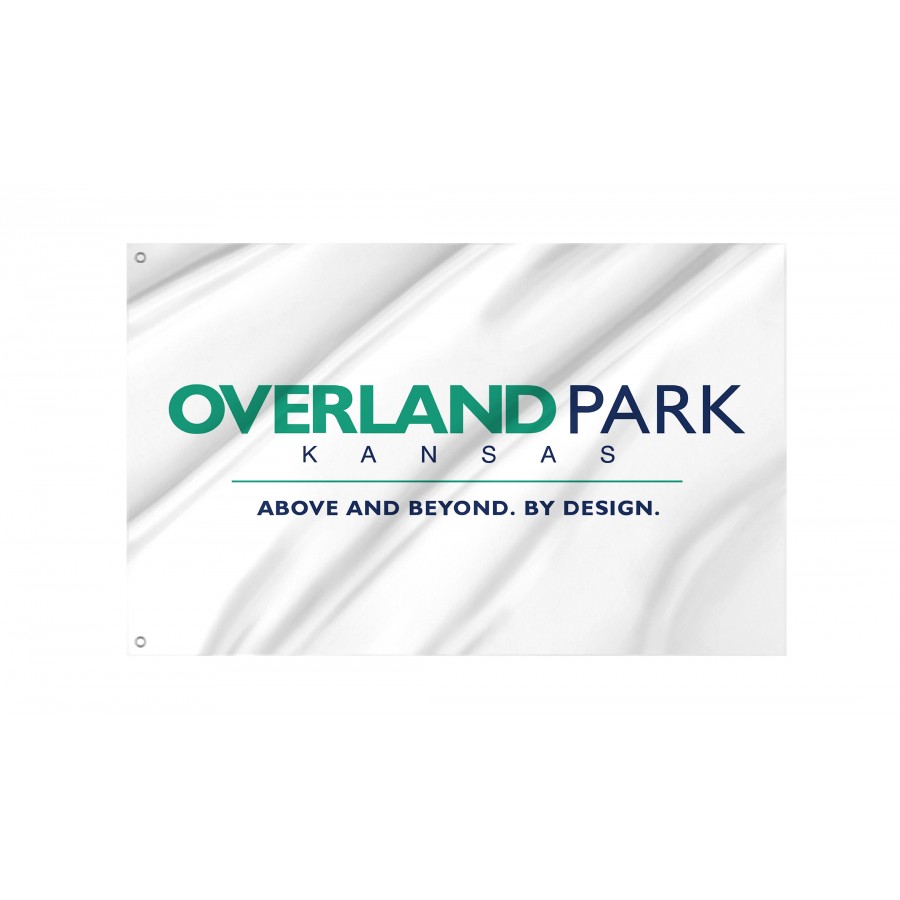Flag of Overland Park, Kansas, Patriotic Flags, Unique Design Print, Flags for Indoor & Outdoor Use
