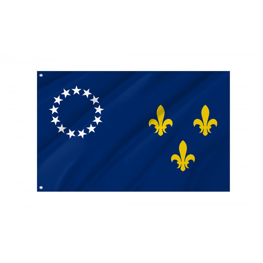 Flag Of Historical Louisville, Kentucky, Patriotic Flags, Unique Design Print, Flags For Indoor & Outdoor Use - High Quality Kentucky for Indoor and Outdoor Use