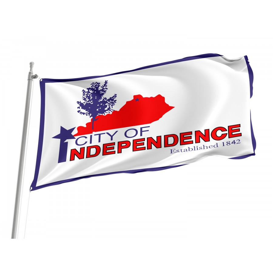 Flag of Independence, Kentucky, Patriotic Flags, Unique Design Print, Flags for Indoor & Outdoor Use