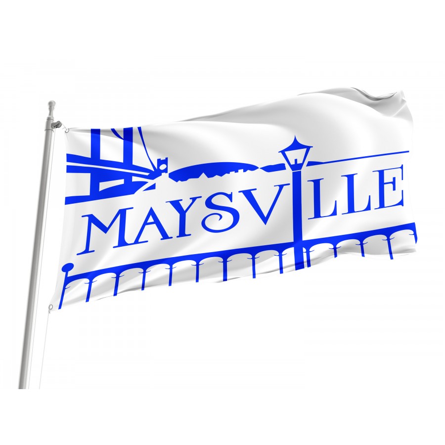 Flag of Maysville, Kentucky, Patriotic Flags, Unique Design Print, Flags for Indoor & Outdoor Use