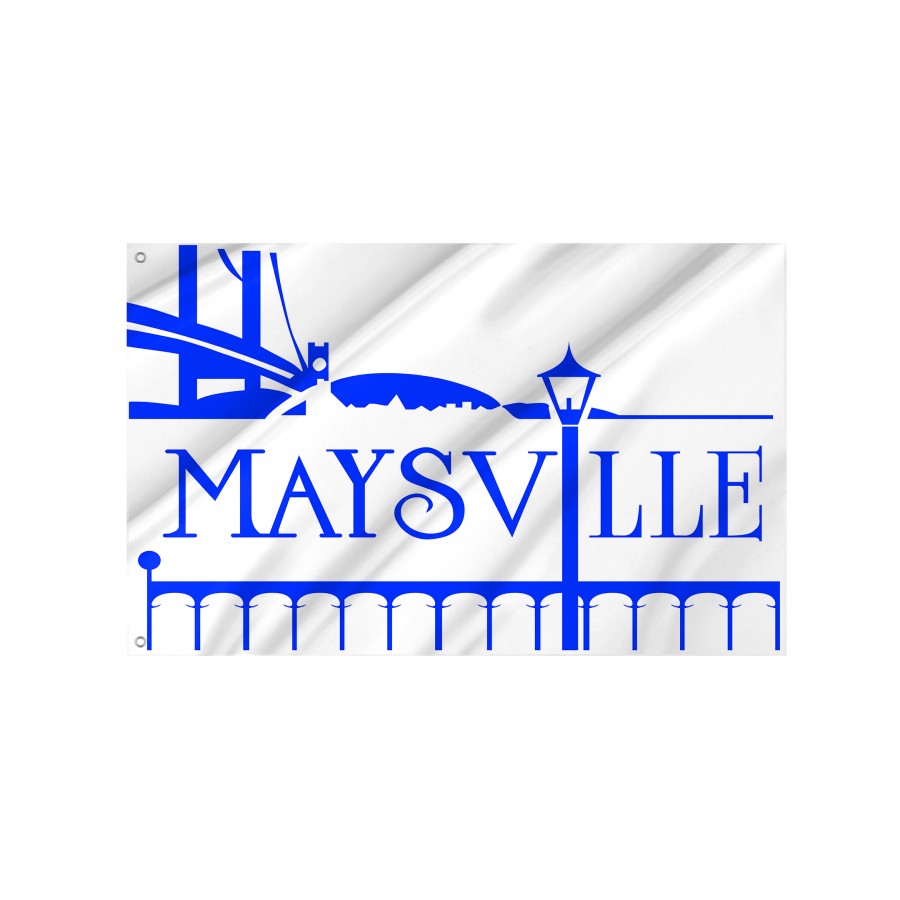 Flag of Maysville, Kentucky, Patriotic Flags, Unique Design Print, Flags for Indoor & Outdoor Use